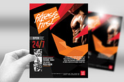 Fitness Flyer / Gym Flyer V3, a Flyer Template by Satgur Graphic Design (Thumbnail 2 of 3)