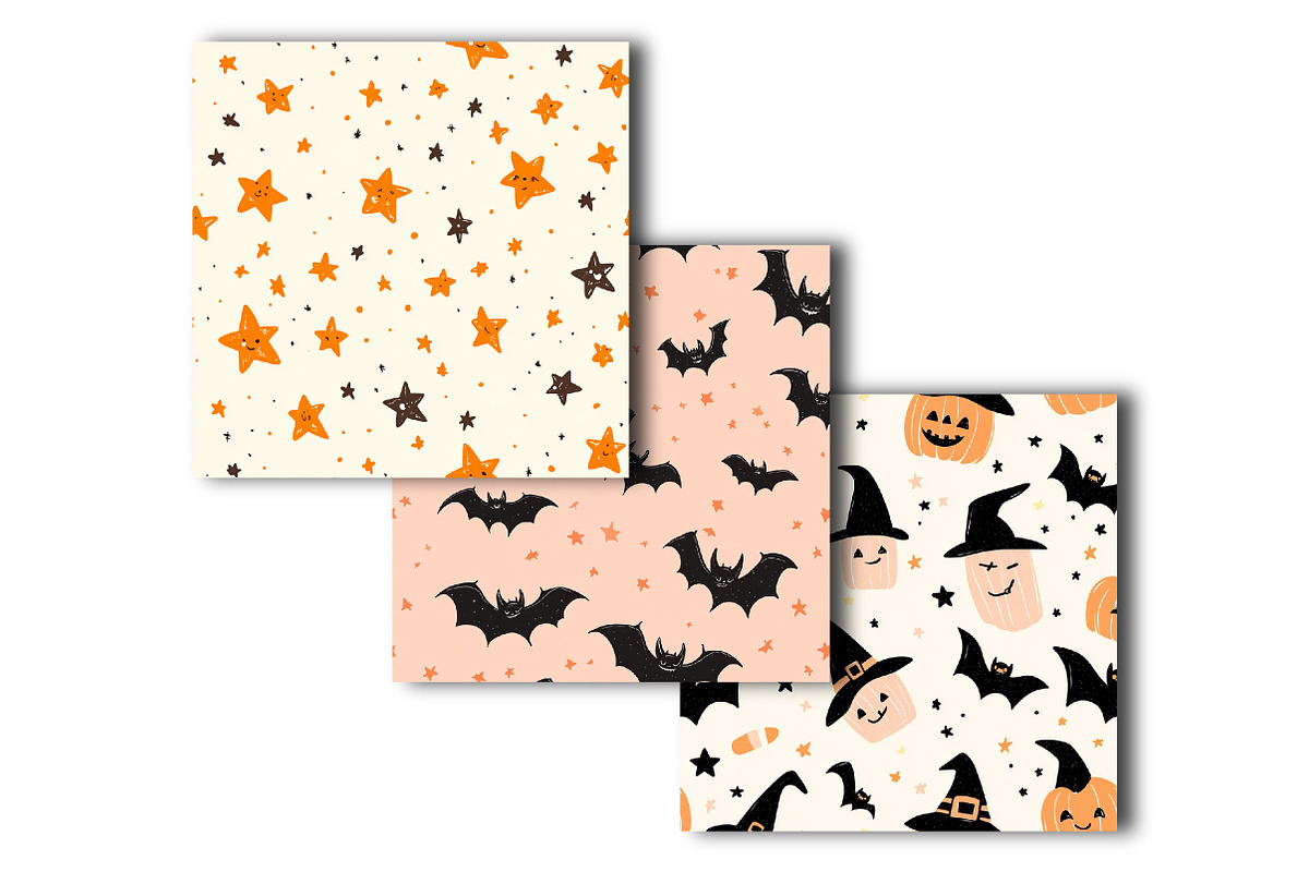 Sweet Spooky Halloween Digital Paper, a Background Graphic by OK Design (Photo 3 of 3)