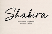 Shabira, a Script Font by Fashion Creative (Thumbnail 1 of 10)