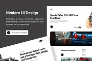 Heim - Car Rent Landing Page, a Landing Page Template by twinstd (Thumbnail 2 of 5)