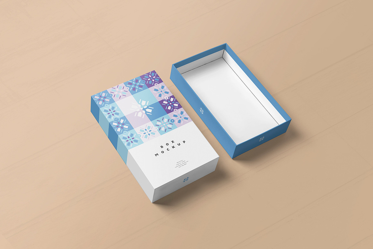 Gift Box Mockup, a Product Mockup by PixelVoyager (Photo 3 of 7)