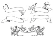 Hand drawn ribbons, an Illustration by sollia (Thumbnail 2 of 2)