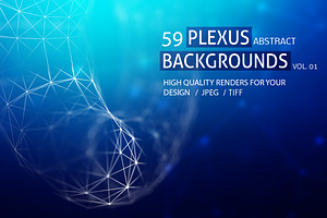59 PLEXUS ABSTRACT BACKGROUNDS vol 1