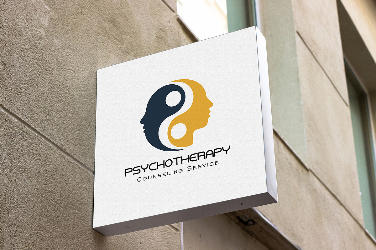 Psychotherapy Logo Template preview 2