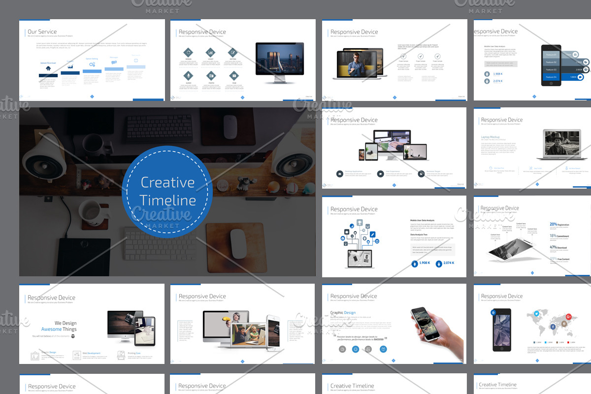 Kitkat Powerpoint Template, a Presentation Template by ZAAS (Photo 6 of 10)