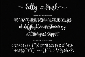 Kelly Brush - Modern Handwritten