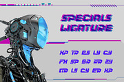Cybergrose - Cyberpunk Display Font, a Sans Serif Font by Annora Studio (Thumbnail 15 of 17)