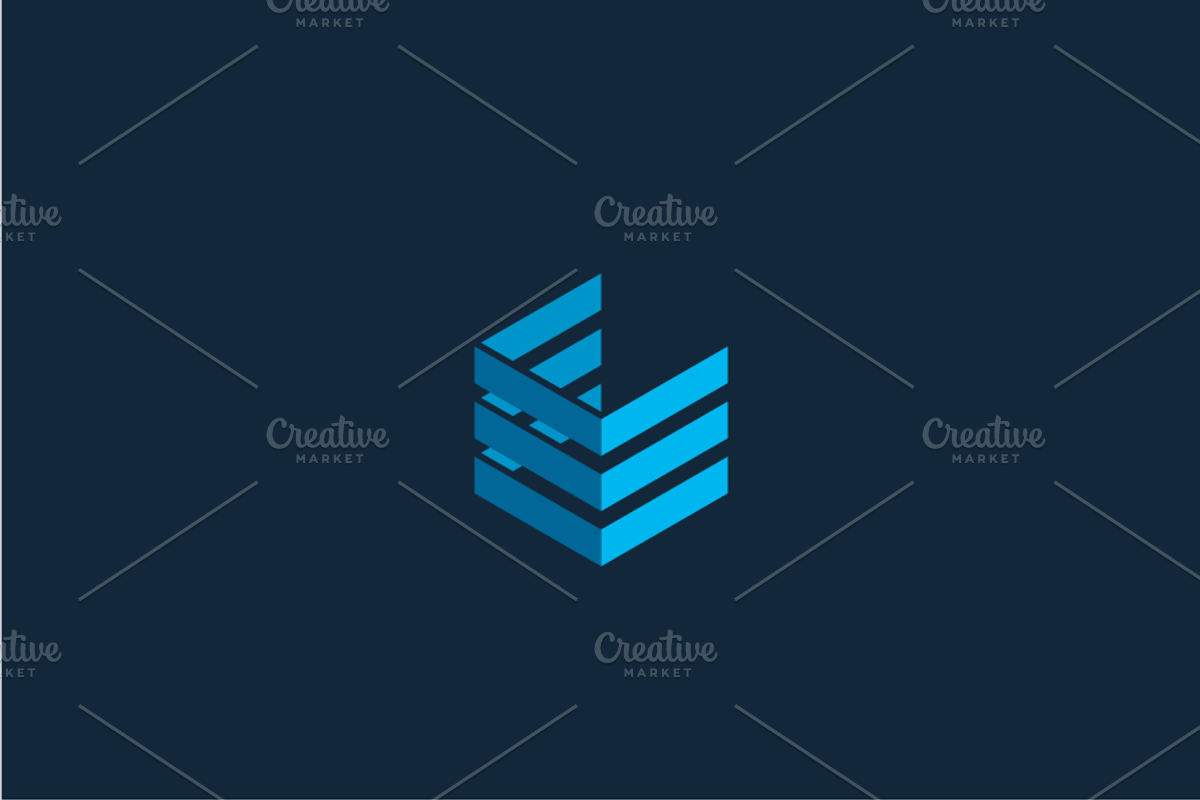 Abstract Layered Corner Cube Logo, a Branding & Logo Template by yopie (Photo 1 of 4)