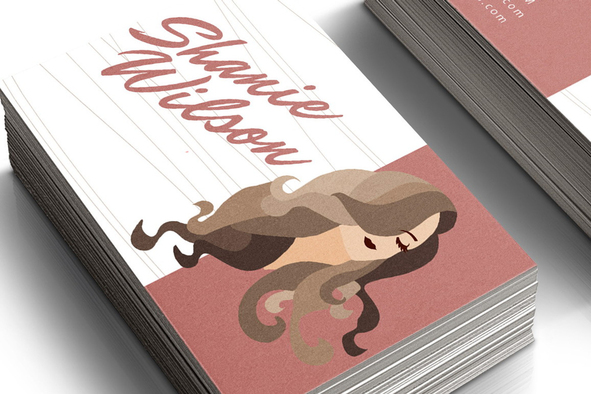Hair Stylist Business Card, a Business Card Template by audeemirza (Photo 2 of 6)