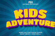 Kids Comic Style 3d Psd Text Effect, a Layer Style Add-On by bdrobin (Thumbnail 2 of 2)