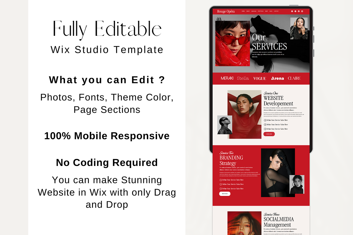 Luxury Wix Studio Website Template, a Wix Template by AdvertFox (Photo 6 of 10)
