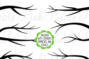 Branch Silhouettes Clip Art & Vector