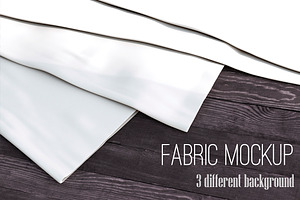 Realistic Fabric Set Mock Up