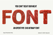 Meat, a Symbol Font by Loudoun Design Co. (Thumbnail 1 of 6)