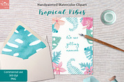Tropical Watercolor Vibes, an Illustration by LittleAcornGraphics (Thumbnail 6 of 6)