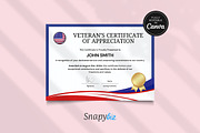 American Service Certificate Canva, a Card Template by Snapybiz (Thumbnail 4 of 11)