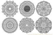 Pewter Grey Round Lace Doilies, an Illustration by Amanda Ilkov (Thumbnail 4 of 4)