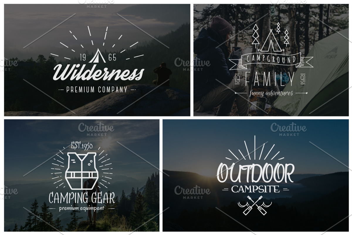 70% OFF Adventure Graphics Pack, a Branding & Logo Template by JeksonGraphics (Photo 7 of 16)