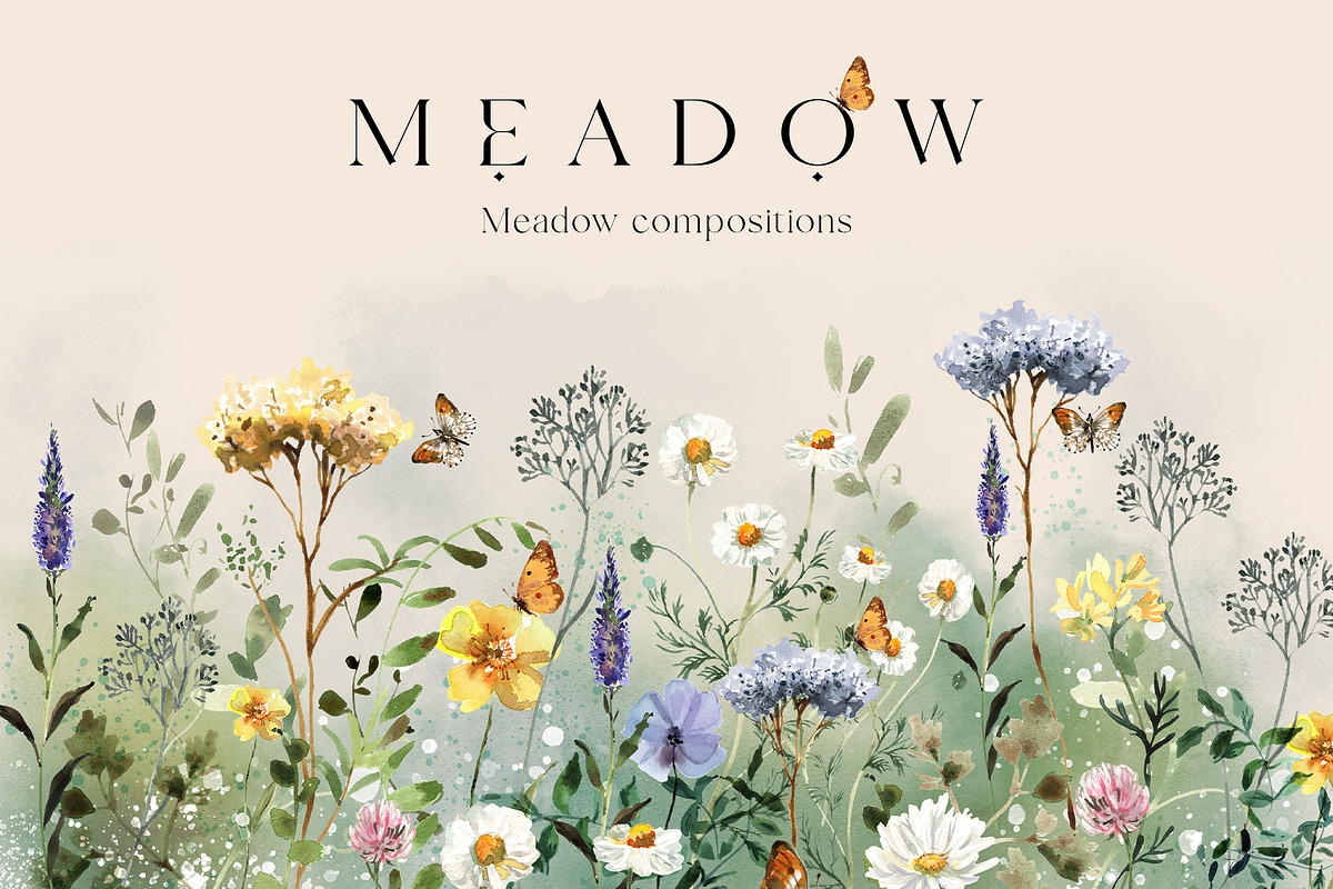Meadow Wildflower Graphics, an Illustration by Twigs and Twine (Photo 7 of 14)