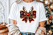 Christmas Coquette Bow Png, an Illustration by Sublimation Artist (Thumbnail 7 of 9)