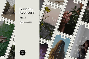 Burnout Recovery Instagram Templates
