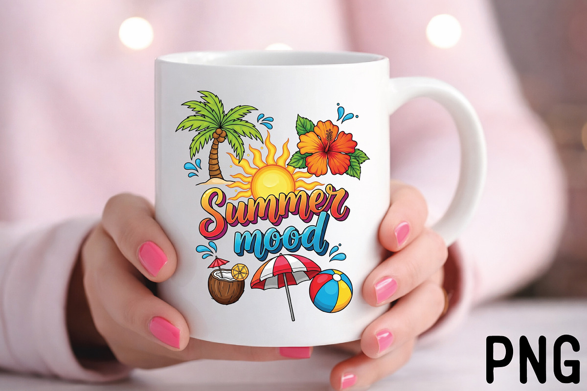 Summer Mood PNG, an Illustration by Black Bird Studio (Photo 3 of 3)