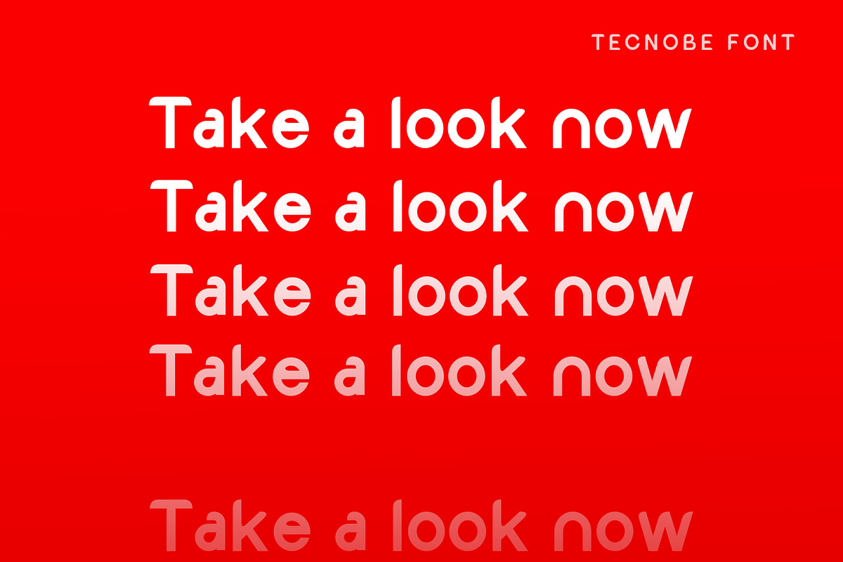 Tecnobe Modern Sans Display Font, a Sans Serif Font by RHD Creative Studio (Photo 2 of 9)