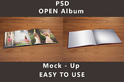 Open - Photo Album Mock up, a Print Template by DareToDream (Thumbnail 1 of 3)