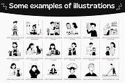 Notion Style Lifestyle Illustration, a Person Illustration by DaisyStudio (Thumbnail 6 of 10)