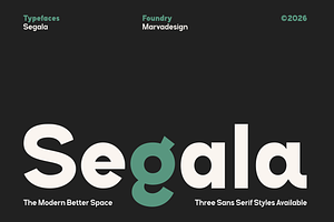 Segala - Family Sans Font