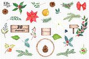 Christmas Clip Art, an Illustration by Elly Studio (Thumbnail 7 of 9)