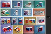 Vertical Book Hardcover Mockup Set, a Print Template by Deeplab (Thumbnail 2 of 20)