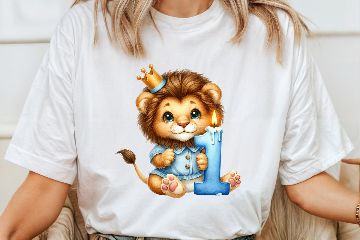 Cute Safari Party Animal Watercolor, an Illustration by Pixels.Craft (Photo 4 of 7)
