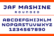 JAF Mashine Rounded, a Serif Font by Just Another Foundry (Thumbnail 1 of 3)