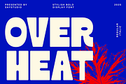Over Heat - Stylish Bold Font, a Sans Serif Font by Say Studio (Thumbnail 1 of 13)