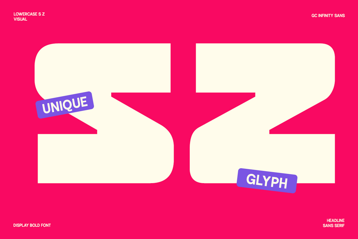 GC Infinity - Display Bold Sans, a Sans Serif Font by Glyphonic (Photo 16 of 16)