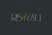 Risuali - Luxury Typeface, a Serif Font by Cruzine (Thumbnail 1 of 8)