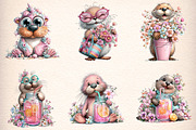 Whimsical Summer Seal Clipart Bundle, an Illustration by Digital Artistic99 (Thumbnail 4 of 11)