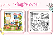 Hygge Corner Cute & Comfy Coloring, an Animal Illustration by Design Zone (Thumbnail 2 of 4)