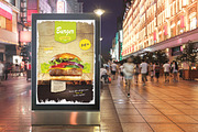 Burger Restaurant Flyer Template, a Flyer Template by ShapShapy (Thumbnail 2 of 6)
