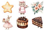 Sweets Cute Bakery Animals, an Illustration by CitraGraphics (Thumbnail 5 of 5)