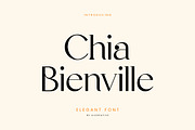 Chia Bianville Elegant Serif Font, a Serif Font by UICreative (Thumbnail 1 of 13)