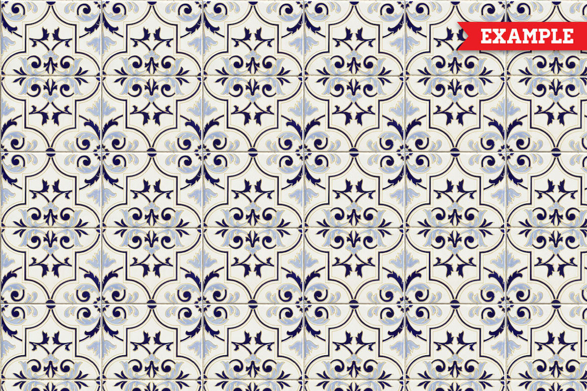 200 Seamless Portugal Azulejo Tiles preview 6