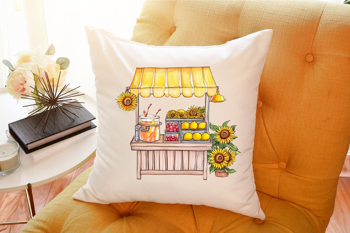 Vintage Retro Summer Clipart, an Illustration by Sublimation Artist (Photo 5 of 6)