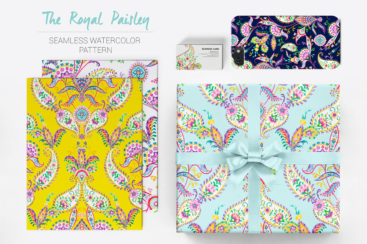 The Royal Paisley, a Pattern Graphic by TSTUDIO (Photo 4 of 9)
