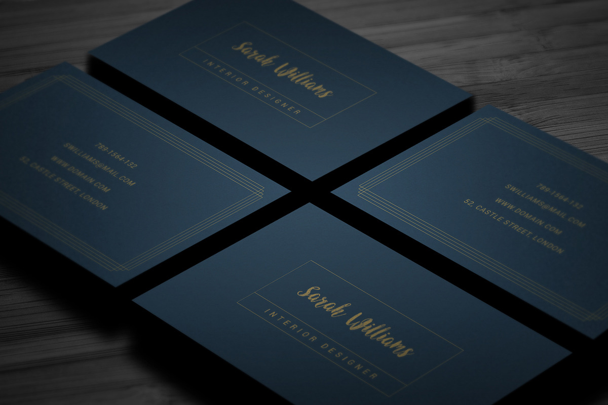 Classic Business Card Template, a Business Card Template by PSD Storm (Photo 20 of 21)