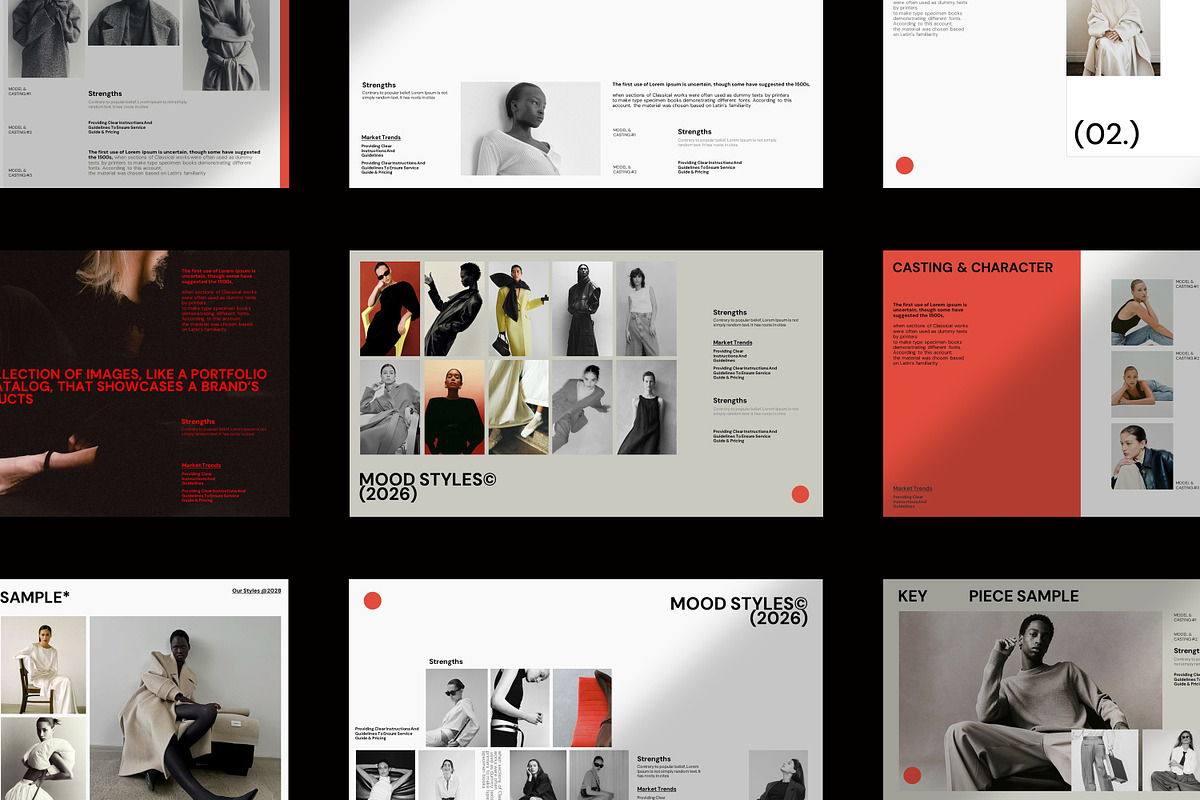 Aura | Lookbook and Brief Template, a Presentation Template by Studio Industry (Photo 3 of 10)