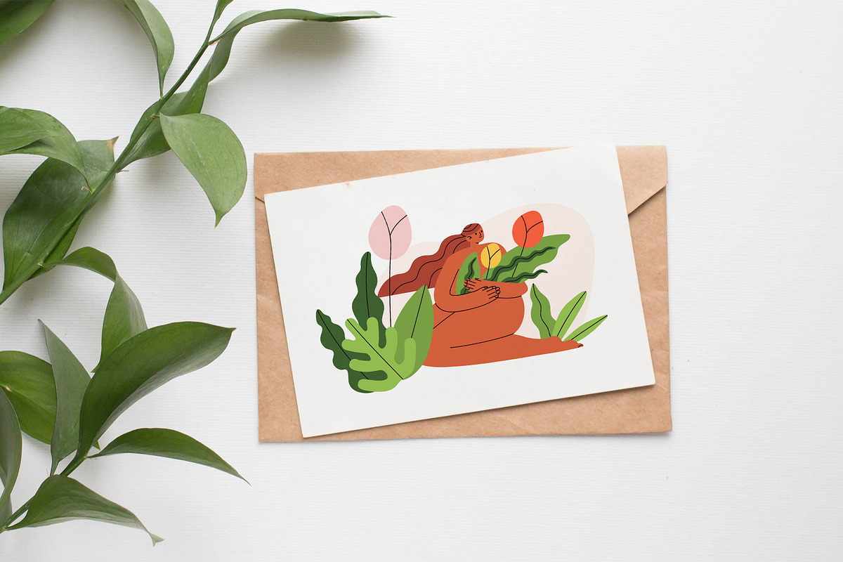 Body positive women in nature set, a Person Illustration by Good Studio (Photo 9 of 9)