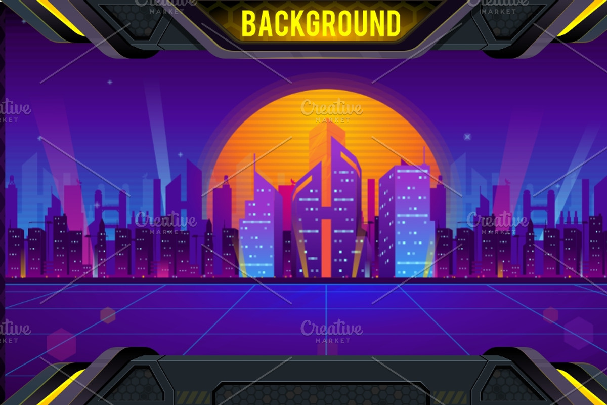 Cyberpunk Game GUI, an Icon by pzUH (Photo 8 of 10)