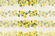 Lemons sunny watercolor clipart, a Food Illustration by NATASHA CHU (Thumbnail 20 of 23)
